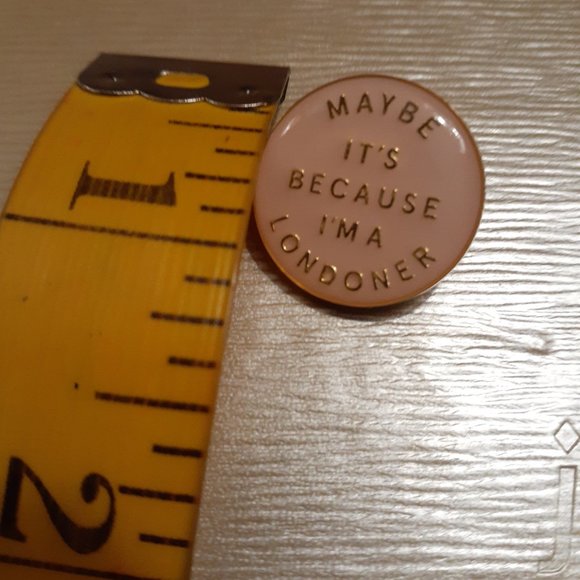 BURBERRY MAYBE LONDONER PUSH PIN AUTHENTIC - Picture 5 of 5